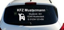 Auto KFZ Werkstatt Werbung