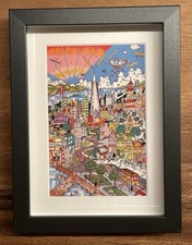 Charles Fazzino original Druck „I LEFT MY HEART IN SAN FRANCISCO", gerahmt