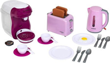 Kinder Spielzeug Rosa Frühstücksset Toaster Wasserkocher - Bosch Theo Klein 9597