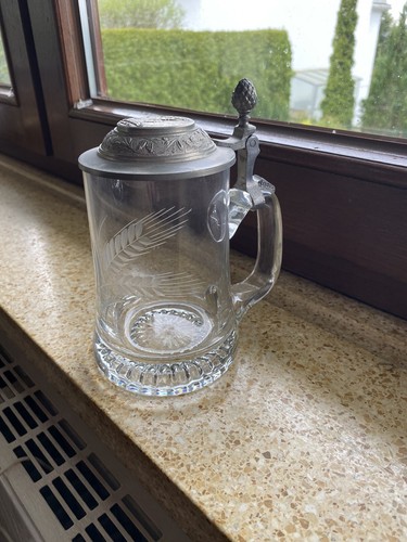 Glasbierkrug löwenbräu - glasbierkrug, "löwenbräu