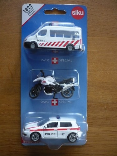 Siku 1822 schweiz police set - schweiz,