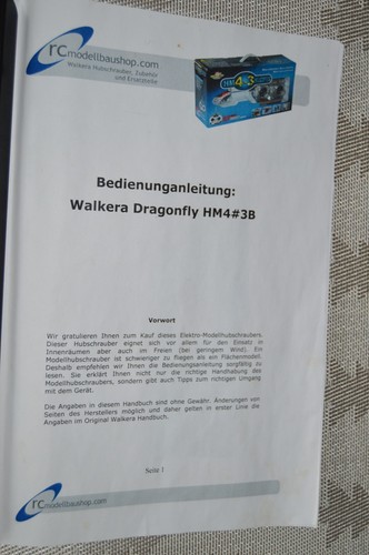 Walkera dragonfly hm4 - dragonfly, hm4#3b