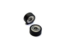 Kleines  beschichtetes Mini Kugellager Gummiert Laufrollen 10x4x3 Polyurethan