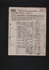 LEIPZIG, Rechnung 1918, Otto
