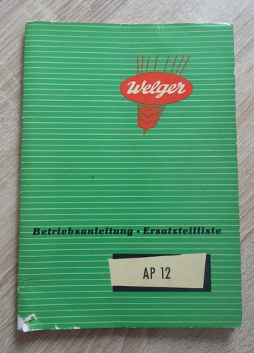 Welger ballenpresse ap12 - welger,