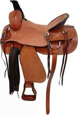 Premium Leder Western Roping