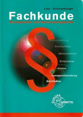 Fachkunde für rechtsanwalts - für, rechtsanwalts-