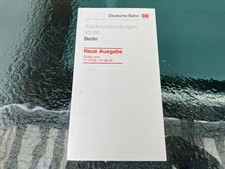 DB-Städteverbindungen Berlin 1995/96 Fahrplan Deutsche Bahn