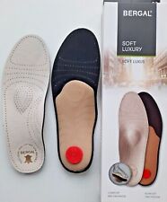 Orthopädische Einlage Soft Luxus BERGAL Leder Fußbett Sohlen Gr. 36 - 48