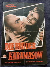 Filmplakat Filmprogr. ORIGINAL 50er "Die Brüder Karam." Yul Brunner Maria Schell