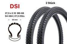 2 Stück 27,5 Zoll Fahrrad Reifen MTB 27.5x2.10 tire 54-584 Decke Mantel