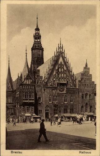 Wrocław breslau schlesien - ak,