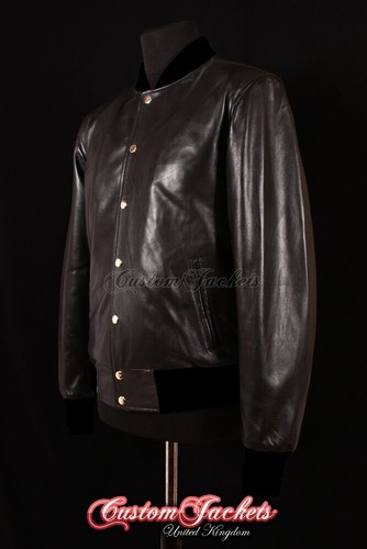 Herren baseball lederjacke - baseball,