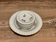 Gebäck Teller  D 17 cm + 5 Dessertteller D 9,5 cm  Thomas Bavaria  Blumenmuster