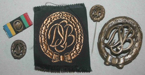 Sportabzeichen bronze mit - bronze,