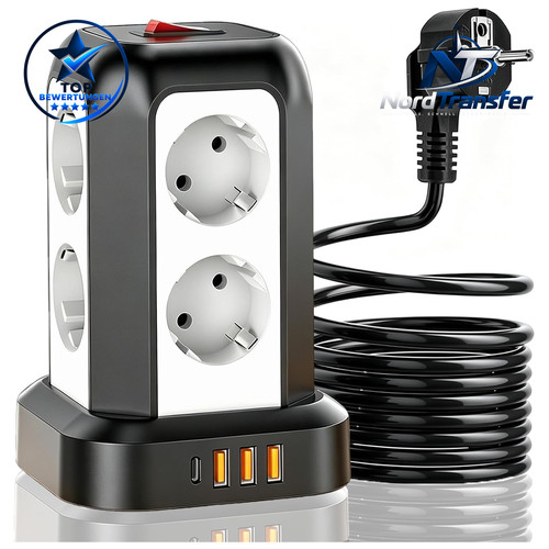 Mehrfachsteckdose 2200w 10a - mehrfachsteckdose,