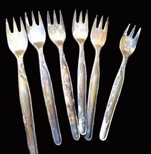 6 Kuchengabeln *G.S.* Georg