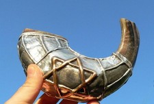 Sterling silber schofar - silber,