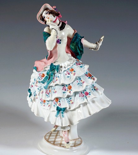 Meissen figur tänzerin - meissen,
