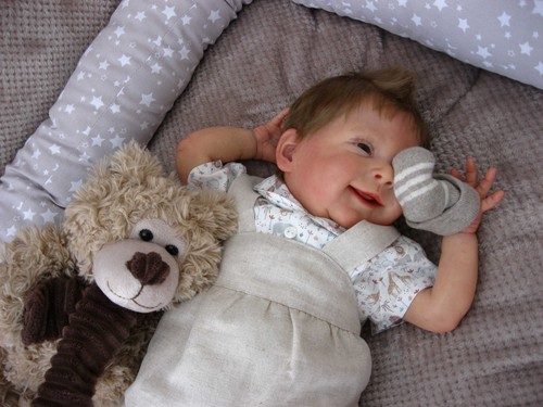 Rebornpuppe baby sebastian - rebornpuppe,, baby,