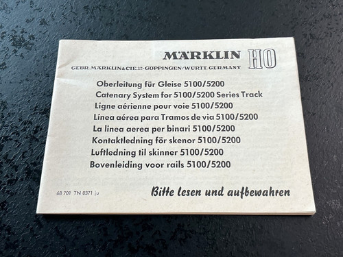 Märklin oberleitung f - h0,