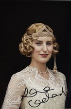 Laura Carmichael signiert Downton Abbey Foto Original Autogramm Signatur Signed