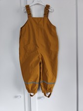 Senffarbene Ergee Matschhose Größe 92