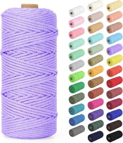 Makramee garn 3mm 100m - 3mm, x