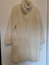 Marc Cain toller cremeweisser Kunstfell Mantel Gr.44/N6 hochwertig kaum getragen