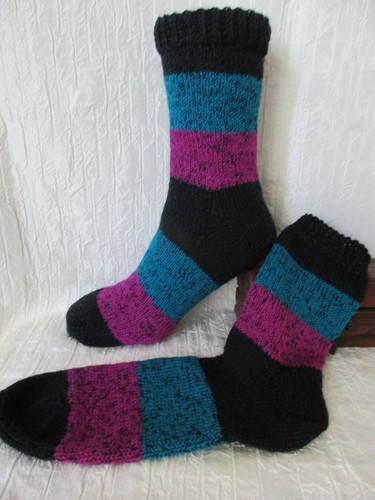 Wollsocken handgestrickt