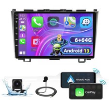 6+64 Für Honda CRV CR-V III 2007-2011 ApplCarPlay Autoradio Android 13 GPS Navi