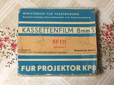 DDR Kassettenfilm 8 mm S für Projektor KP 8 „KF 171: TIEFZIEHEN I“ (Selten!!)