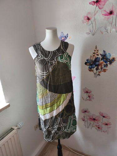 Seiden kleid bunt - seiden-kleid,, bunt,