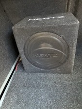 Hertz DBA 200.3 Aktiv Subwoofer mit 2 zusätzlichen Passivmembranen inkl. Kabel