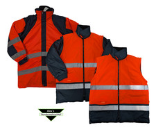 Herren Warnschutzjacke Jacke