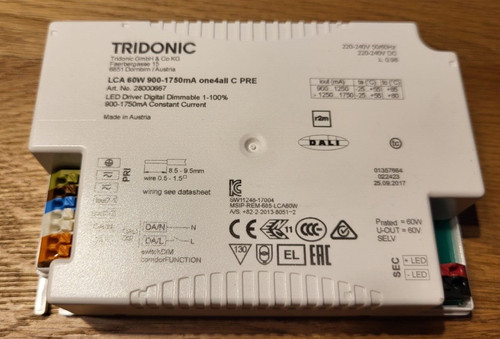 Tridonic lca60w 900 1750ma - tridonic, 900-1750ma