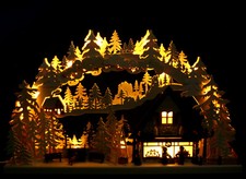 LED 3D Schwibbogen 72cm