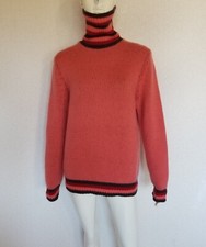 Malo sehr dicker super weicher lässiger 100% Kaschmir Pullover Rolli Grobstrick