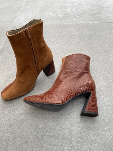 Stiefelette cognac mit - stiefelette,