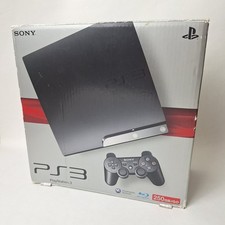 Sony PlayStation 3 PS3 Slim 250GB (Ließt keine Spiele )mit OVP Ohne Controller