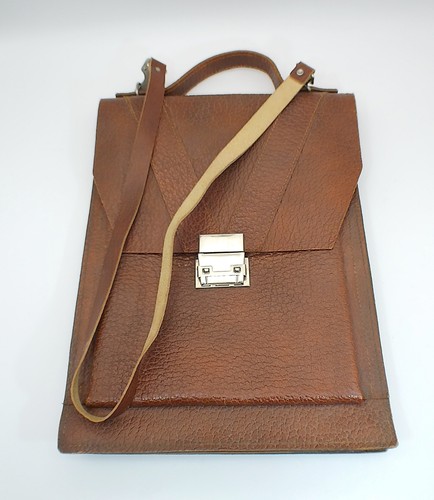 Alte ddr ledertasche - alte,