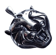 Edelstahl Anhänger 316L Tiger Sternzeichen Schmuck Tier Kopf Edelstahlschmuck