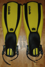 Taucherflossen MARES plana avanti small schwarz-gelb Gerätetauchen Scuba diving