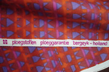 Bergeyk Ploegstoffen Holland Coupon 2,50 m x 85 cm, feiner Baumwollsatin Vintage