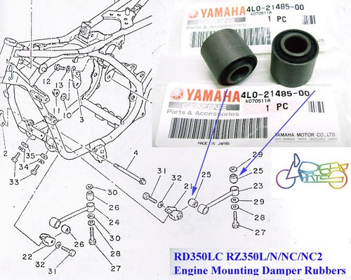 Yamaha rd350ypvs rz350 rd350lc - rd350ypvs,