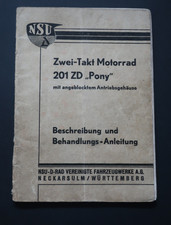 NSU Motorcycle Description and