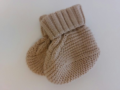 Baby strick schuhe überzieher - strick,