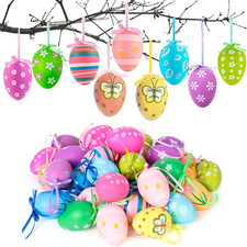24er Set Oster-Eier mit Band