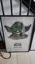 Ausstellungsplakat "STAR WARS IDENTITIES" Krieg der Sterne Ausst. Yoda
