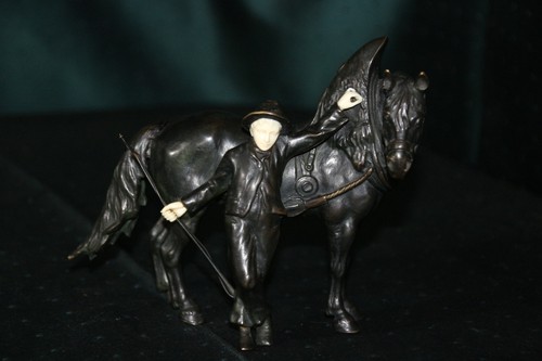 Bronze figur antike - figur,